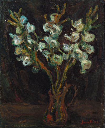 Den blå gladiolen, ca 1929 av Chaim Soutine
