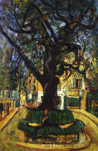 Trädet i Vence; Venceträdet, 1929 av Chaim Soutine