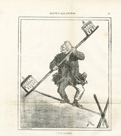 Illustration av Cham (1819-1879) i Le Charivari av Amédée de Noé