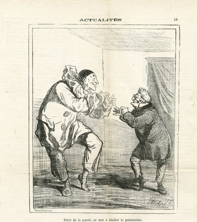 Illustration av Cham (1819-1879) i Le Charivari av Amédée de Noé