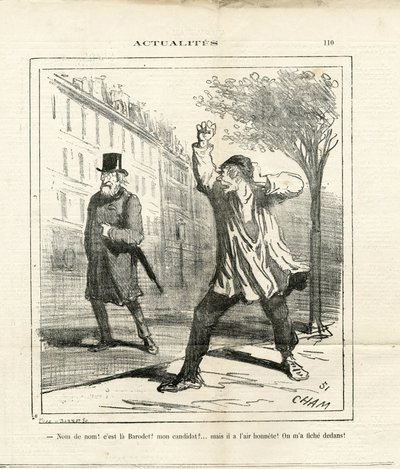 Illustration av Cham (1819-1879) i Le Charivari av Amédée de Noé