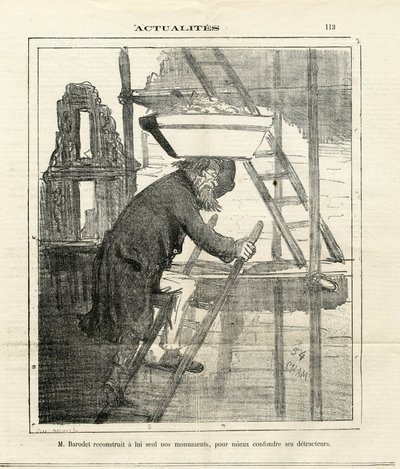Illustration av Cham (1819-1879) i Le Charivari av Amédée de Noé