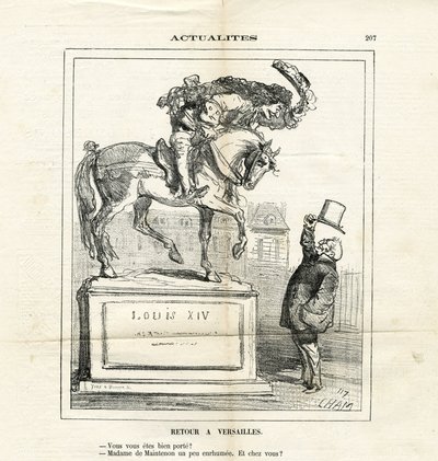 Illustration av Cham (1819-1879) i Le Charivari av Amédée de Noé
