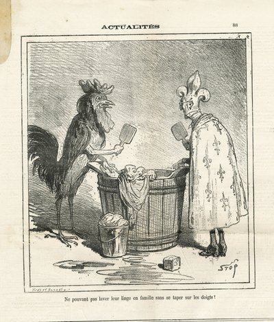 Illustration av Cham (1819-1879) i Le Charivari av Amédée de Noé