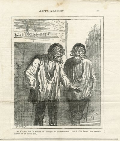 Illustration av Cham (1819-1879) i Le Charivari av Amédée de Noé