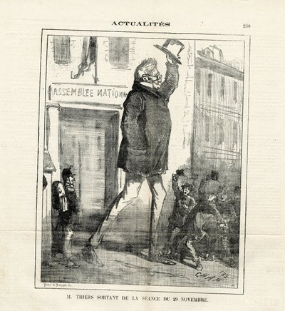 Illustration av Cham (1819-1879) i Le Charivari av Amédée de Noé