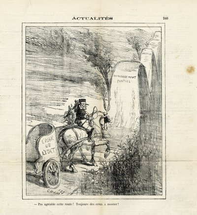 Illustration av Cham (1819-1879) i Le Charivari av Amédée de Noé