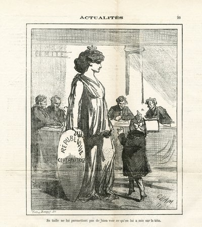 Illustration av Cham (1819-1879) i Le Charivari av Amédée de Noé