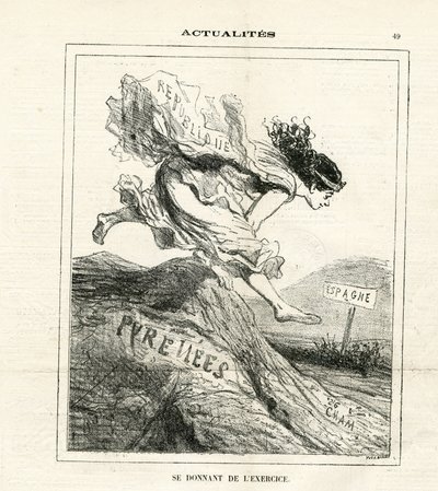 Illustration av Cham (1819-1879) i Le Charivari av Amédée de Noé