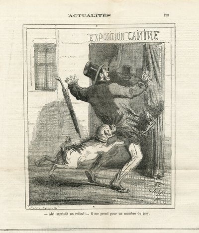 Illustration av Cham (1819-1879) i The Charivari av Amédée de Noé