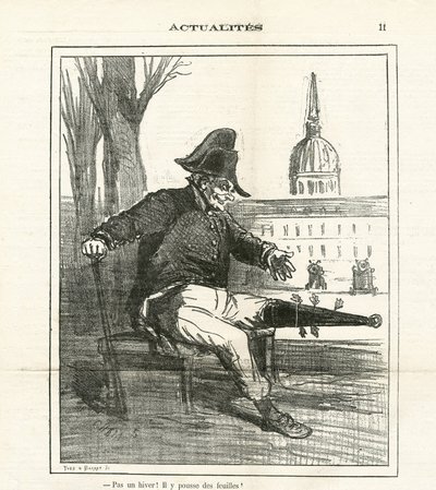 Illustration av Cham (1819-1879) i The Charivari av Amédée de Noé