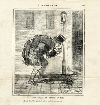 Illustration av Cham (1819-1879) i The Charivari av Amédée de Noé
