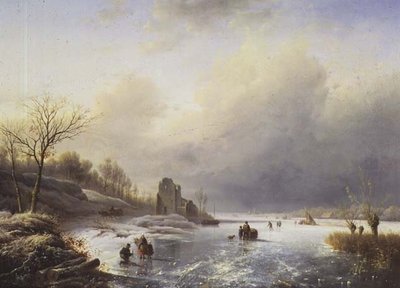 Vinterscen av Charles Henri Joseph Leickert