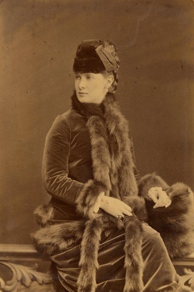 Marie Pavlovna Romanova - Storhertiginnan Maria Pavlovna av Ryssland (1854-1920), av Bergamasco, Charles (Karl) (1830-1896). Albumin Foto, c. 1880. Ryska statens film- och fotoarkiv, Krasnogorsk av Charles Bergamasco