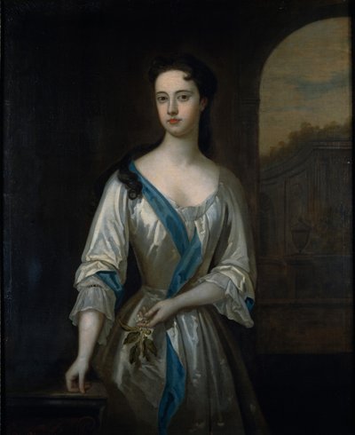 Porträtt av Dorothy Savile, grevinnan av Burlington (olja på duk) av Charles (attr. to) Jervas