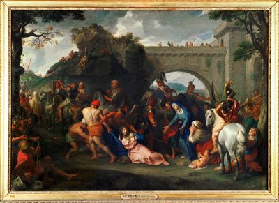 Att bära korset ... av Charles (studio of ) Le Brun