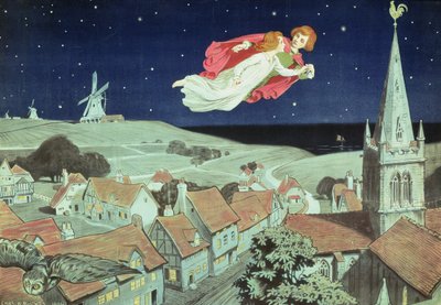 Affisch som annonserar den första produktionen av J.M. Barries "Peter Pan", Duke of York
