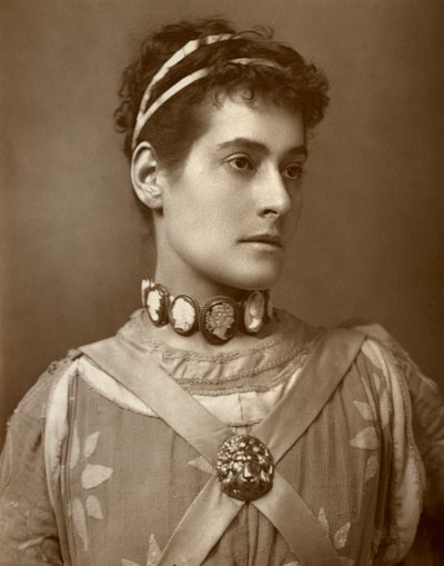 Myra Holme, brittisk skådespelerska, 1884 av Charles A. Long