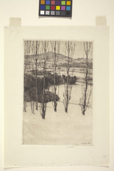 Berget (bläck) av Charles Adams Platt
