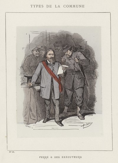 Ferre och Ses Executeurs av Charles Albert d Arnoux Bertall