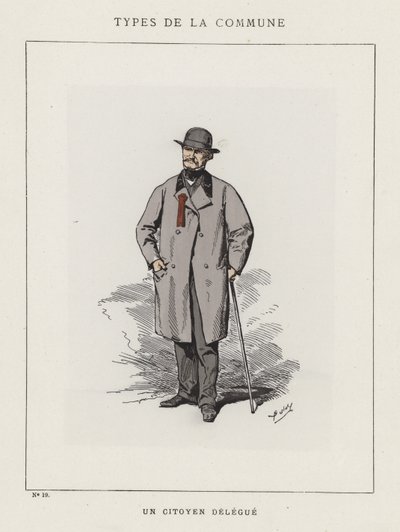 En medborgardelegat av Charles Albert d Arnoux Bertall