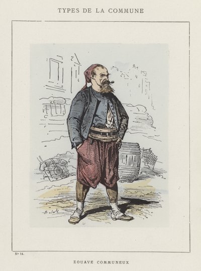 Zouave Communeux av Charles Albert d Arnoux Bertall