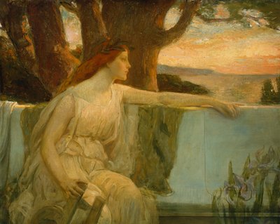 A Distant Idyll (olja på duk) av Charles Allen Winter