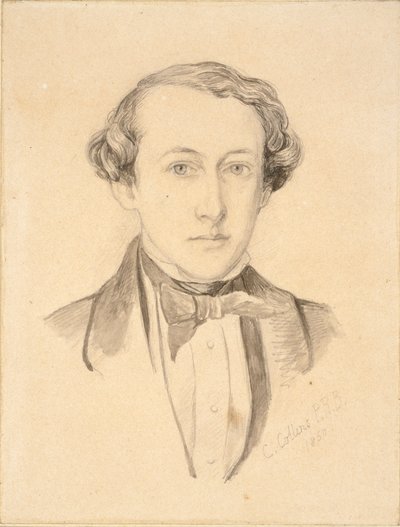 Porträtt av Sir John Everett Millais, 1850 av Charles Allston Collins