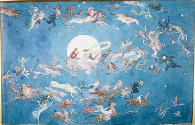 En dans runt månen av Charles Altamont Doyle