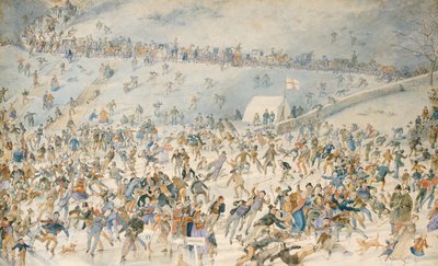 Konståkning, 1876 av Charles Altamont Doyle