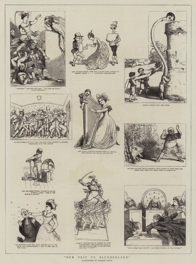 Vår resa till Blunderland av Charles Altamont Doyle