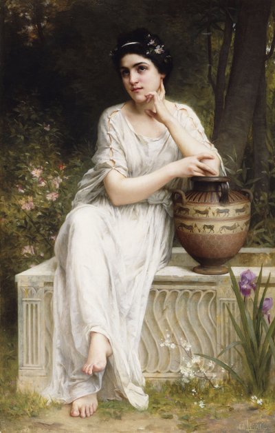 En grekisk skönhet, 1901 av Charles Amable Lenoir