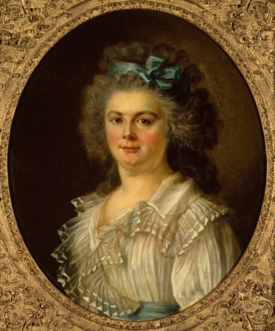 Porträtt av en dam av Charles Amedee Philippe van Loo