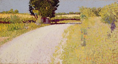 Path in the Country, ca 1886 (olja på duk) av Charles Angrand