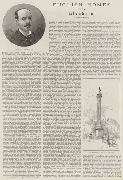 Engelska hemmet, Blenheim av Charles Auguste Loye