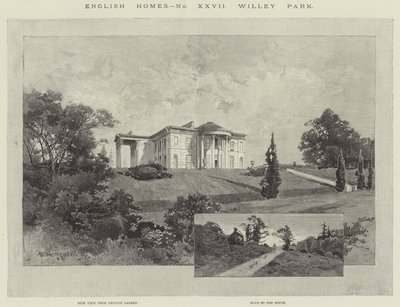 English Homes, Willey Park av Charles Auguste Loye