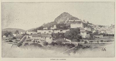 Hyeres les Palmiers av Charles Auguste Loye