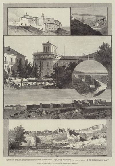 I sydvästra Spanien, på Zafra och Huelva Railway av Charles Auguste Loye