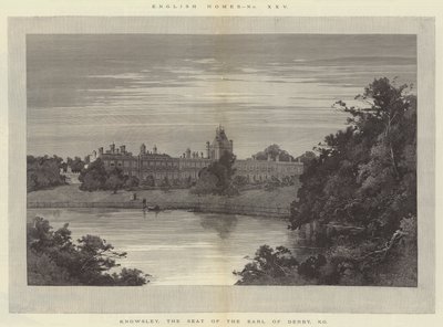 Knowsley, säte för Earl of Derby, KG av Charles Auguste Loye
