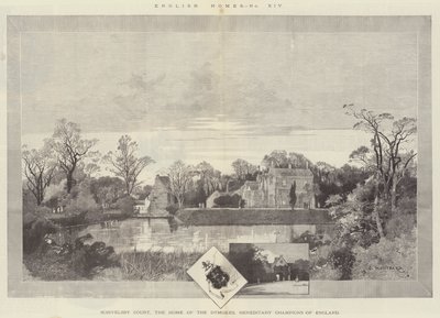 Scrivelsby Court, The Home of the Dymokes, Hereditary Champions of England av Charles Auguste Loye
