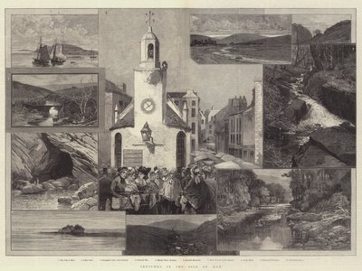 Skisser på Isle of Man av Charles Auguste Loye