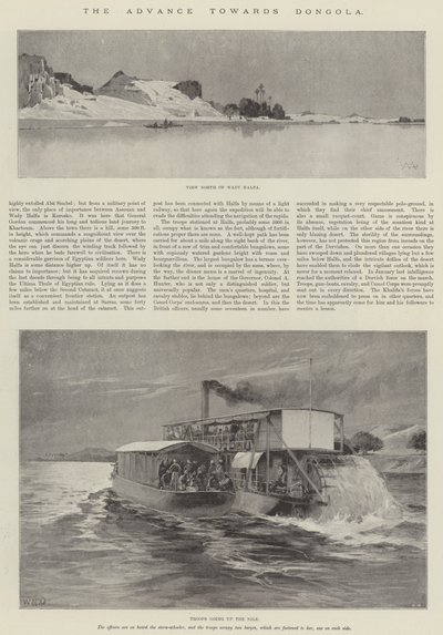 Framryckningen mot Dongola av Charles Auguste Loye