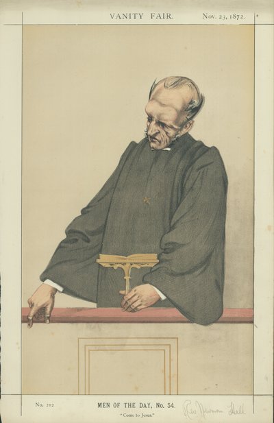 Rev Newman Hall av Charles Auguste Loye