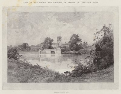 Besök av prinsen och prinsessan av Wales i Trentham Hall av Charles Auguste Loye