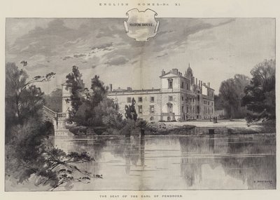Wilton House, säte för Earl of Pembroke av Charles Auguste Loye