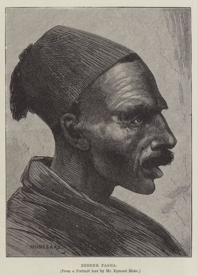 Zebehr Pasha av Charles Auguste Loye
