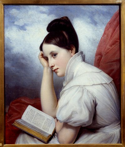 Läsljuset Målning av Charles Auguste Steuben (1788-1856) 1829 Nantes, Musee des Beaux Arts av Charles Auguste Steuben