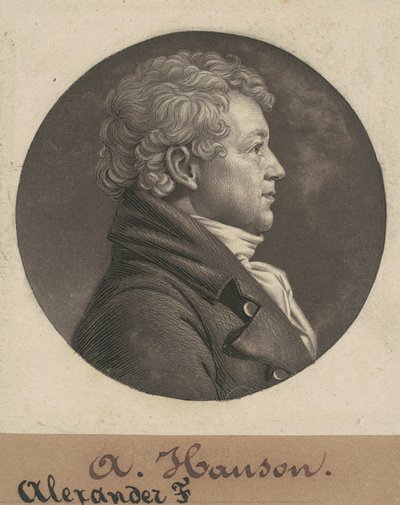 Alexander Contee Hanson av Charles B. J. Févret de Saint Mémin