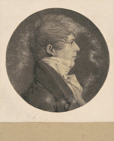 Benjamin Harrison VII av Charles B. J. Févret de Saint Mémin