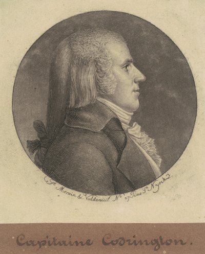 Kapten Codrington av Charles B. J. Févret de Saint Mémin